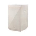 thumbnail image 1 of Adrian 20.75" Contemporary Minimalist Square Accent Table , Cream Terrazzo Finish, 1 of 9