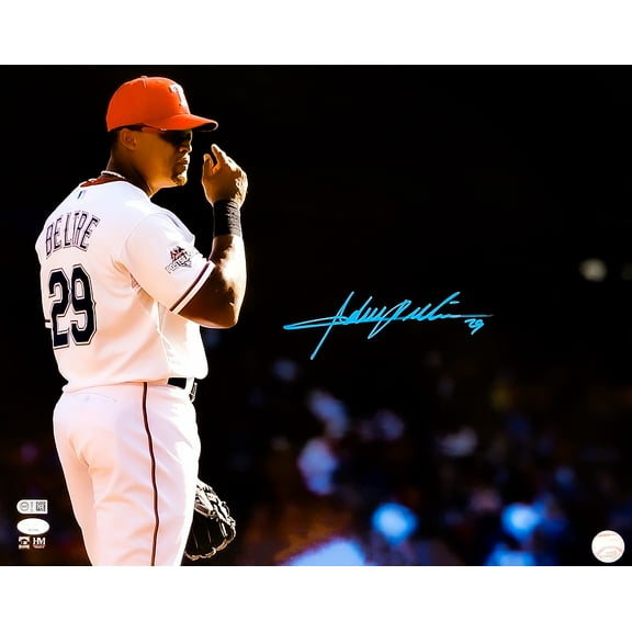 Adrian Beltre Autographed 16x20 Photo Texas Rangers 2015 Postseason JSA 211896