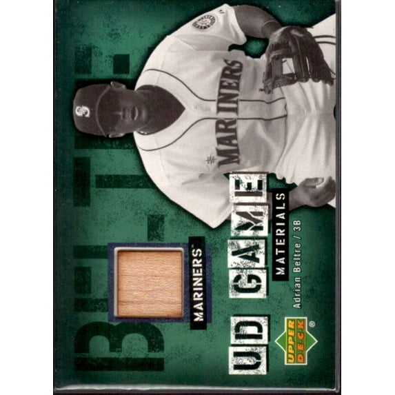 Adrian Beltre Bat Card 2006 Upper Deck UD Game Materials #AB