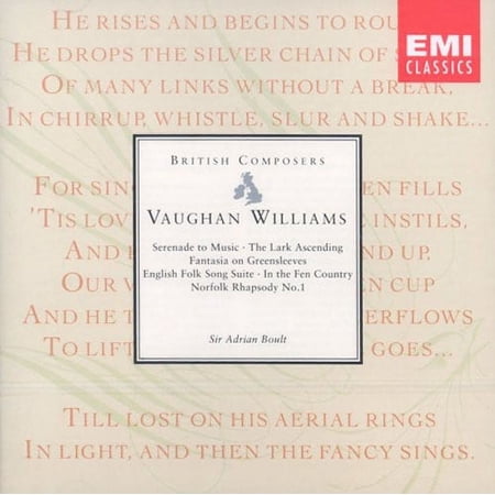 Adrian Boult - Lark Ascending / Greensleeves - Music & Performance - CD