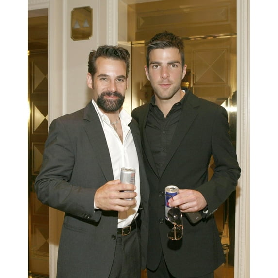 Adrian Pasdar Zachary Quinto Inside For Lucky Club Gift Lounge For The 2007-2008 Tv Network Upfronts Previews The Ritz
