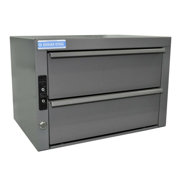 Adrian Steel 19, 2-Drawer Unit w/ Lock
