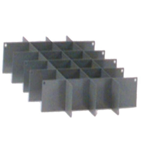 Adrian Steel #27, Drawer Divider Kit, 13.3w x 2.8h x 11.2d, Gray