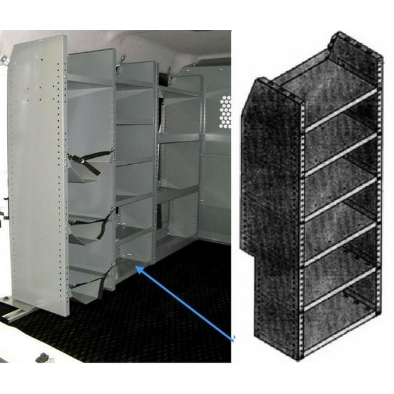 Adrian Steel HD17TC, Shelf Unit for Transit Connect