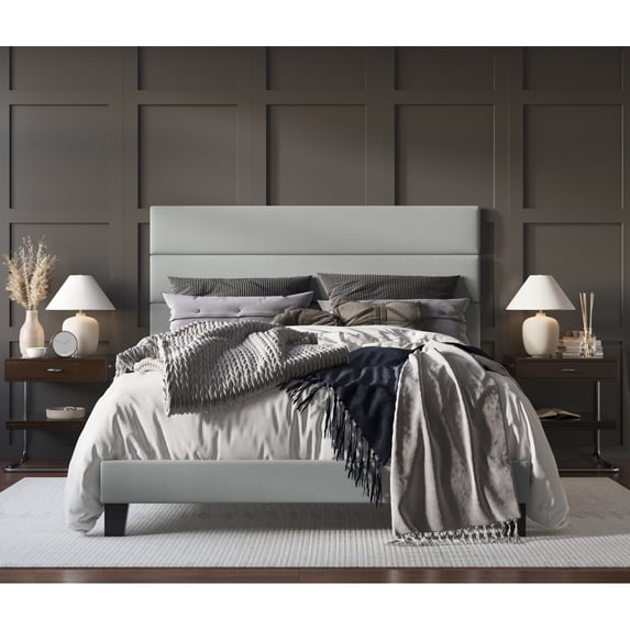 Adrian Upholstered Platform Bed King