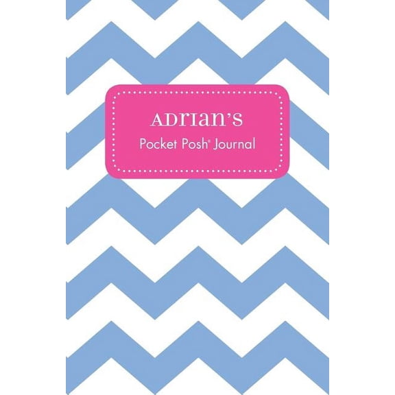Adrian's Pocket Posh Journal, Chevron (Paperback)