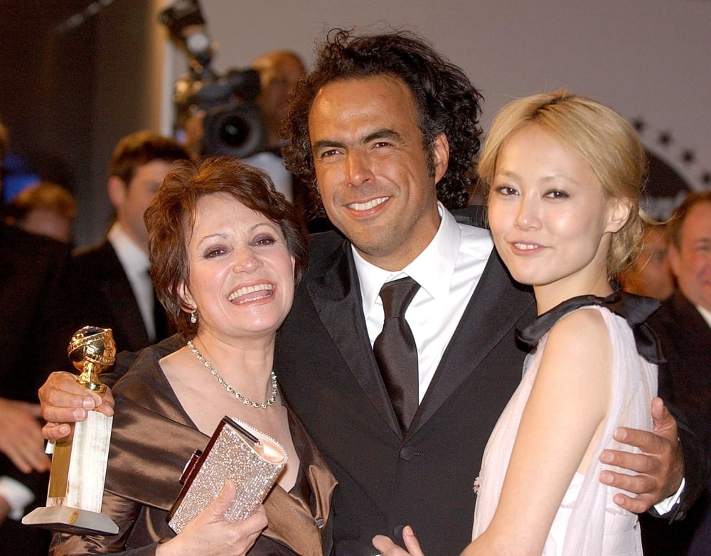 Adriana Barraza Alejandro Gonzalez Inarritu And Rinko Kikuchi At ...