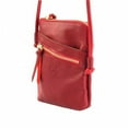 thumbnail image 1 of Adriana Womens Leather Crossbody Handbag, Light Red, 1 of 1