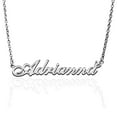thumbnail image 1 of Adrianna Custom Name Necklace Customized Personalized Plated Name Necklace for Mother Daughter Friendship Women Valentine's Day Christmas Birthday New Year Silver, 1 of 7