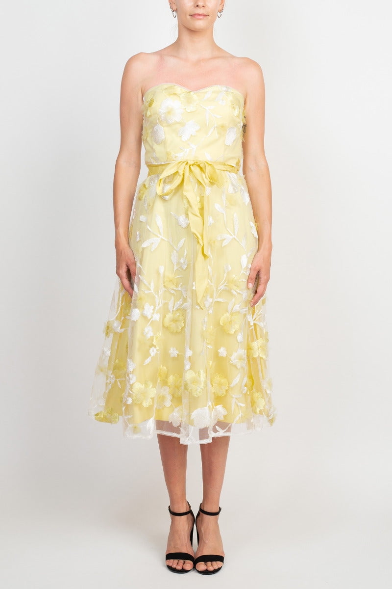 Adrianna papell lemon dress sales