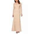 thumbnail image 1 of Adrianna Papell Women's Beaded Long-Sleeve Gown, 1 of 2