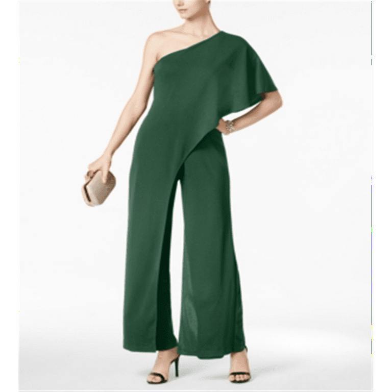 Adrianna papell one shoulder jumpsuit petite on sale