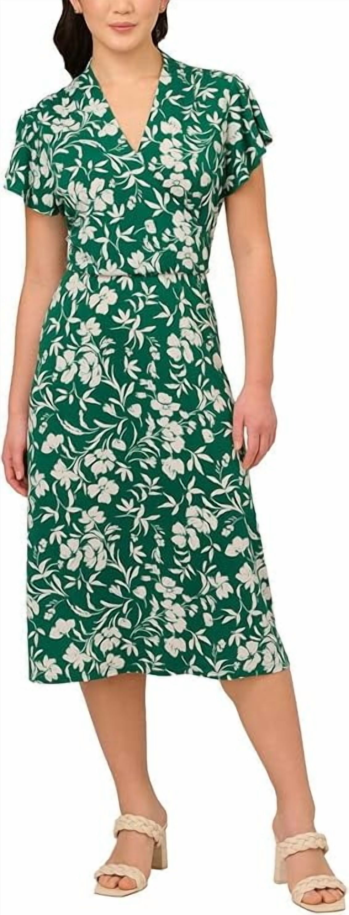 adrianna papell dresses green Adrianna Papell Maxi Dress main image 1