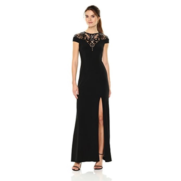 Adrianna Papell Women's Sequin Jersey Dress, Black, 8 - Walmart.com