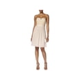 thumbnail image 1 of Adrianna Papell Womens Lace Strapless Cocktail Dress Beige 6, 1 of 2