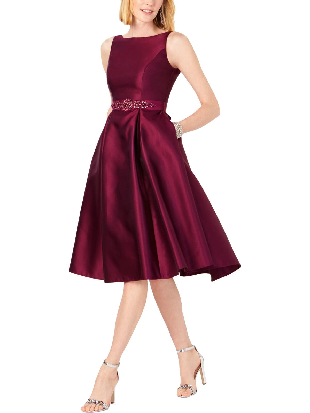 Robe Noire Adrianna Papell Taille 12 - Sans Manches, Longueur Genou, Neuve Avec étiquettes