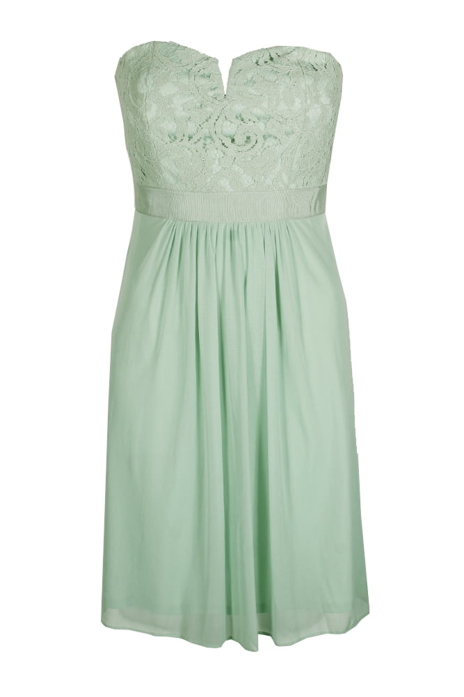 adrianna papell green lace dress green lace mini dress Adrianna Papell Flutter Sleeve Lace Cotton Dress