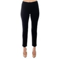 thumbnail image 1 of Adrianna Papell mid banded waist solid ponte pant by Curated Brands, 1 of 8