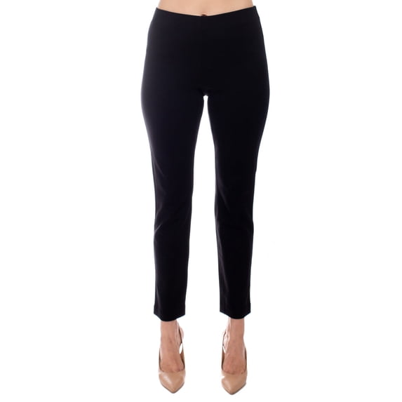 Adrianna Papell mid banded waist solid ponte pant by Curated Brands