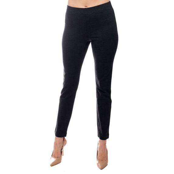 Adrianna Papell mid banded waist solid ponte pant by Curated Brands