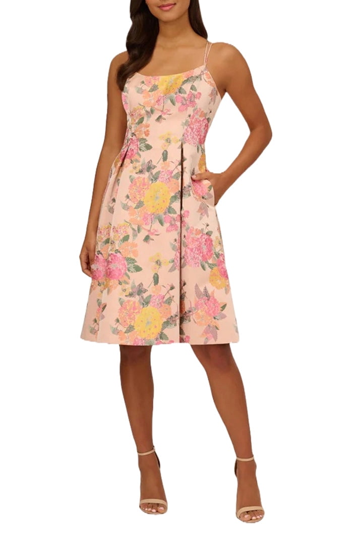 Adrianna Papell womens A-Line Dress, 8, Pink - Walmart.com Adrianna Papell womens A-Line Dress, 8, Pink - Walmart.com