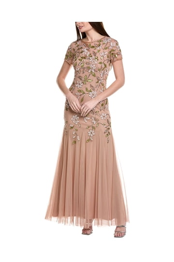 Adrianna Papell Womens Dresses | Gold - Walmart.com