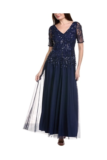 Adrianna Papell Long Beaded Dress Adrianna Papell Long Beaded Dress