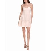 Adrianna Papell womens Flounce Mini Dress, 2, Pink