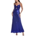 thumbnail image 1 of Adrianna Papell womens  Maxi Dress, 8, Blue, 1 of 3