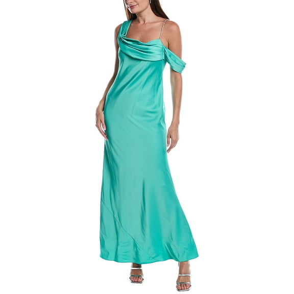 Adrianna Papell womens  Maxi Dress, 8, Green