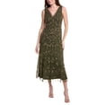thumbnail image 1 of Adrianna Papell womens  Midi Dress, 6, Green, 1 of 4