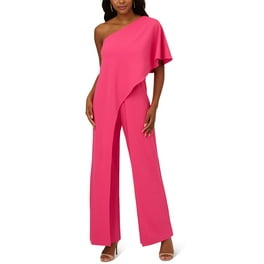 Adrianna Papell womens Knit Crepe Cape Jumpsuit 8 Walmart