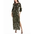 thumbnail image 1 of Adrianna Papell womens  Sequin Embroidered Gown, 6, Black, 1 of 3