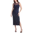 thumbnail image 1 of Adrianna Papell womens  Sleeveless Midi Dress, 6, Navy, 1 of 4