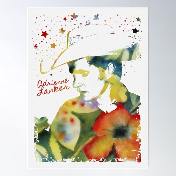 Adrianne Lanker Poster: Songs Poster Wall Art, Modern Wall Decor For Living Room Bedroom, 16x24 UNFRAMED