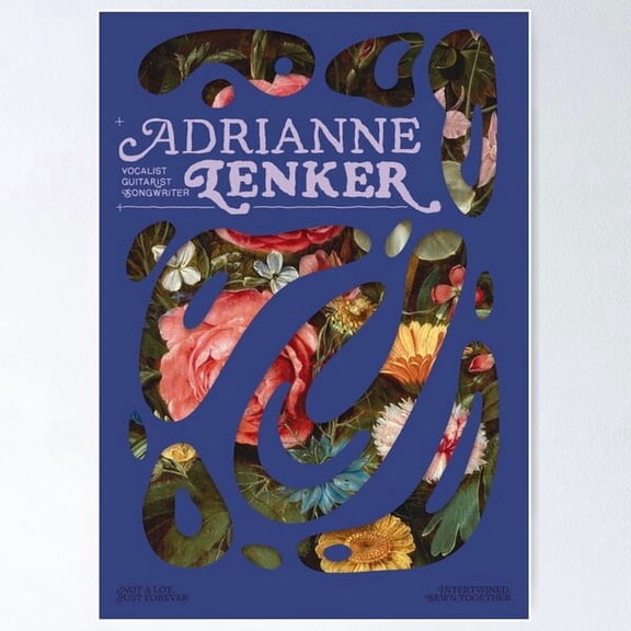 Adrianne Lenker Poster Blue Poster , Poster Print Only