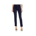 thumbnail image 1 of Adriano Goldschmied Womens Mari Velvet High Rise Straight Leg Jeans Blue 26, 1 of 2