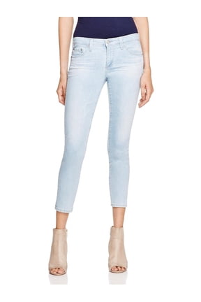 Adriano Goldschmied Womens Stilt Denim Mid-Rise Cropped Jeans