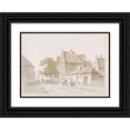 thumbnail image 1 of Adrianus Eversen 14x11 Black Ornate Wood Framed Double Matted Museum Art Print Titled: Face in the Hague (1828 - 1897), 1 of 5