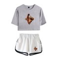 thumbnail image 1 of Adriel Favela Tshirt&Shorts 2 Pieces Sets Fashion Clothing Hip Hop Tops&Trousers Suit, 1 of 2