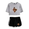 thumbnail image 1 of Adriel Favela Tshirt&Shorts 2 Pieces Sets Fashion Clothing Hip Hop Tops&Trousers Suit, 1 of 2