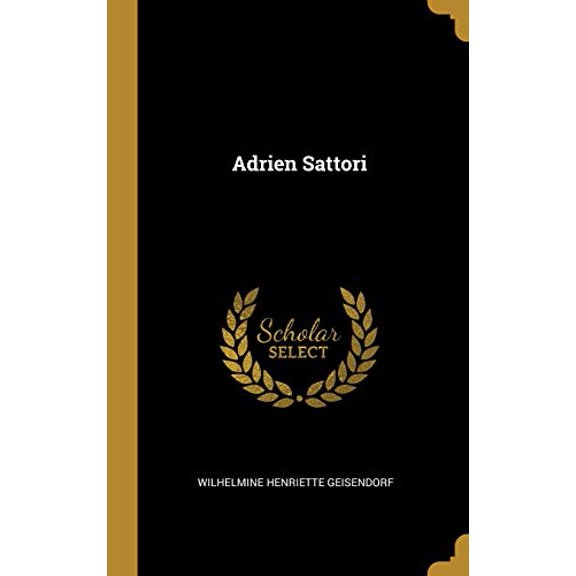 Adrien Sattori French Edition Hardcover 027428815X 9780274288151 Wilhelmine Henriette Geisendorf