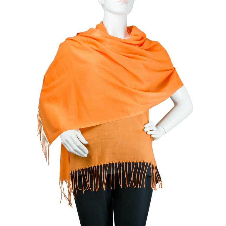 Adrienne Vittadini Adult Women's Lightweight So Soft Shawl with Fringes 