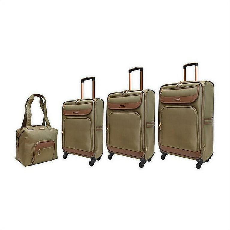 Adrienne Vittadini Nylon 4-Piece Spinner Luggage Set