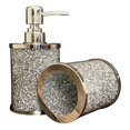 thumbnail image 1 of Adrinfly Ambrose Exquisite 3 Piece Soap Dispenser and Toothbrush Holder with Tray, 1 of 2