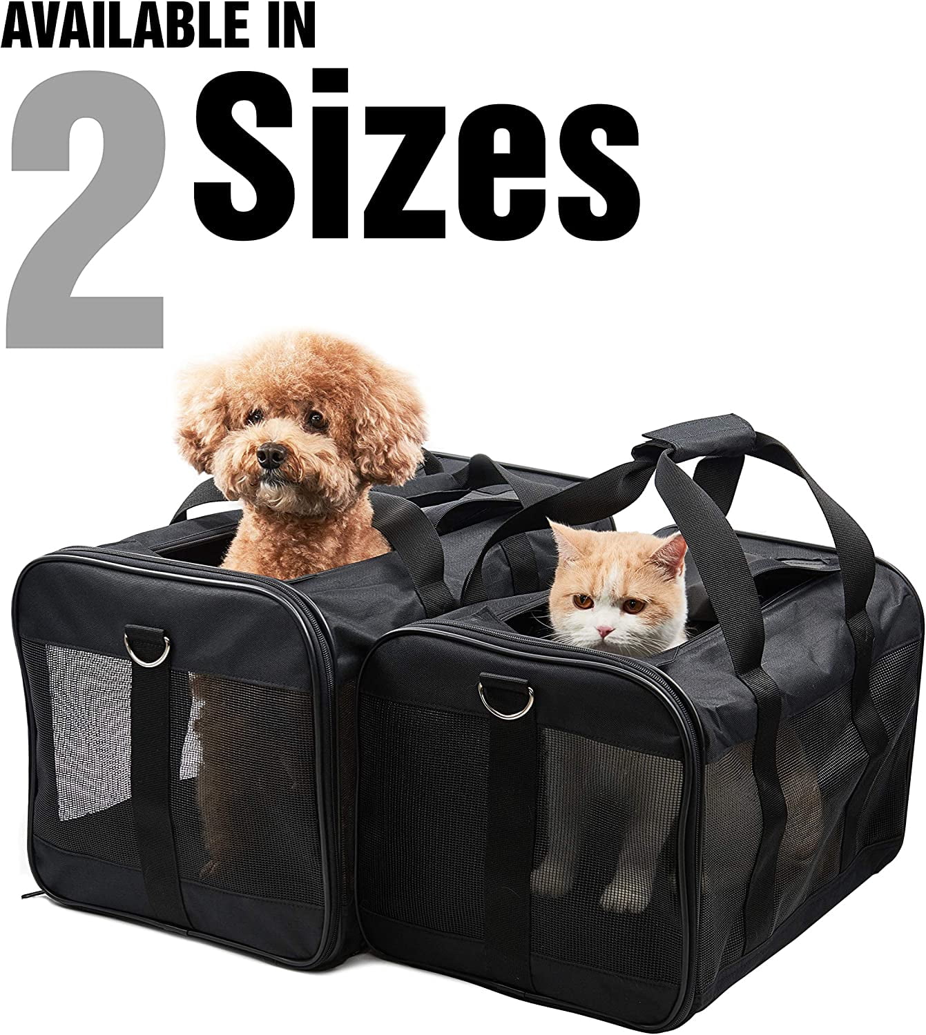 Adrinfly ScratchMe Pet Travel Carrier Soft Sided Portable Bag for Cats ...