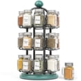Adrinova 24 Jar Rotating Spice Rack With Spices Included & 5-year ...
