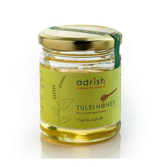 Adrish Zerowaste Tulsi Honey 200gm (7.05oz)