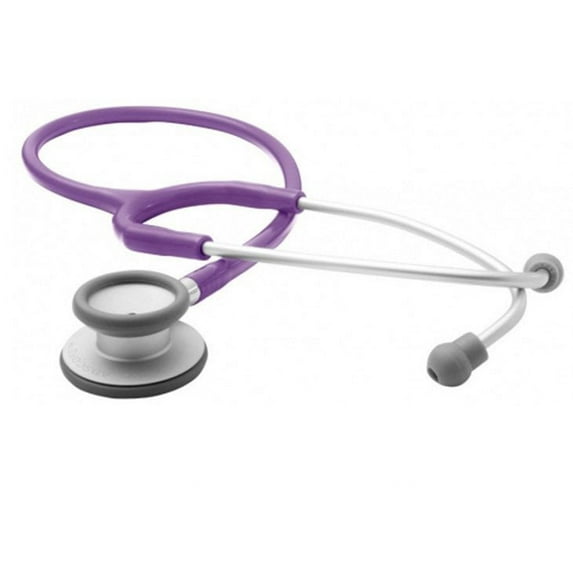 Adscope-Lite 609 Ultra-lite Clinician Stethoscope, Purple Tube, 22 inch, 609V