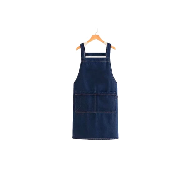 Adu1tApron - Underweight Cotton Apron with Front Pocket, Meet Back Aprons for Women Men, Jean Kitchen Apron